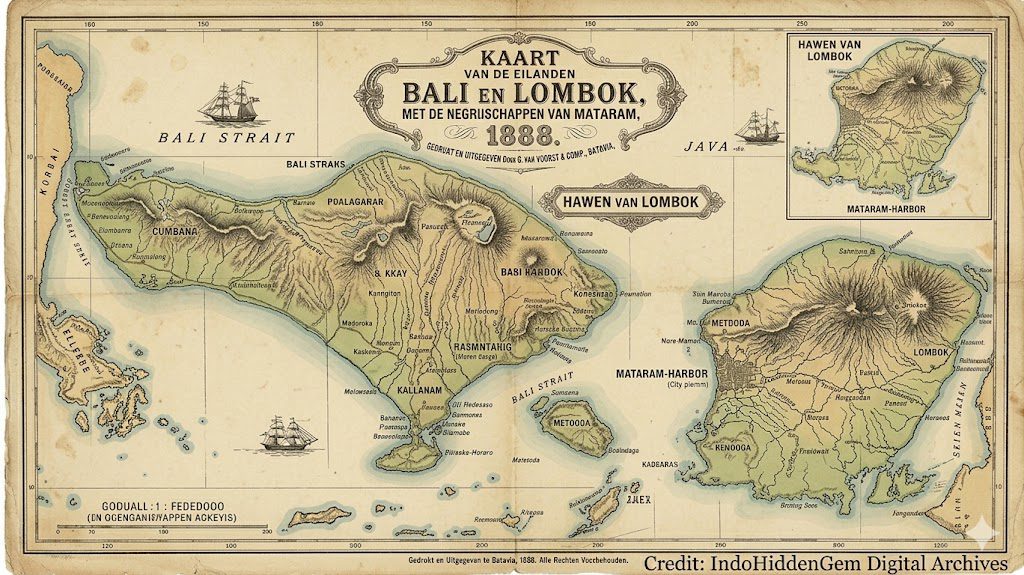 bali lombok heritage map 1888 indohiddengem