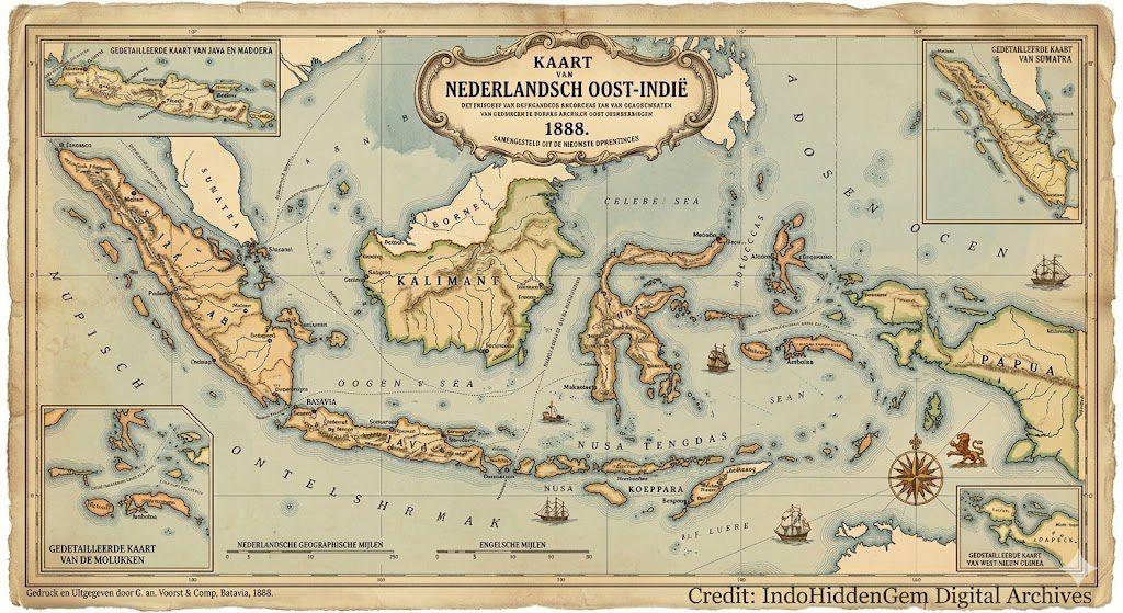 indonesia heritage map 1888 indohiddengem